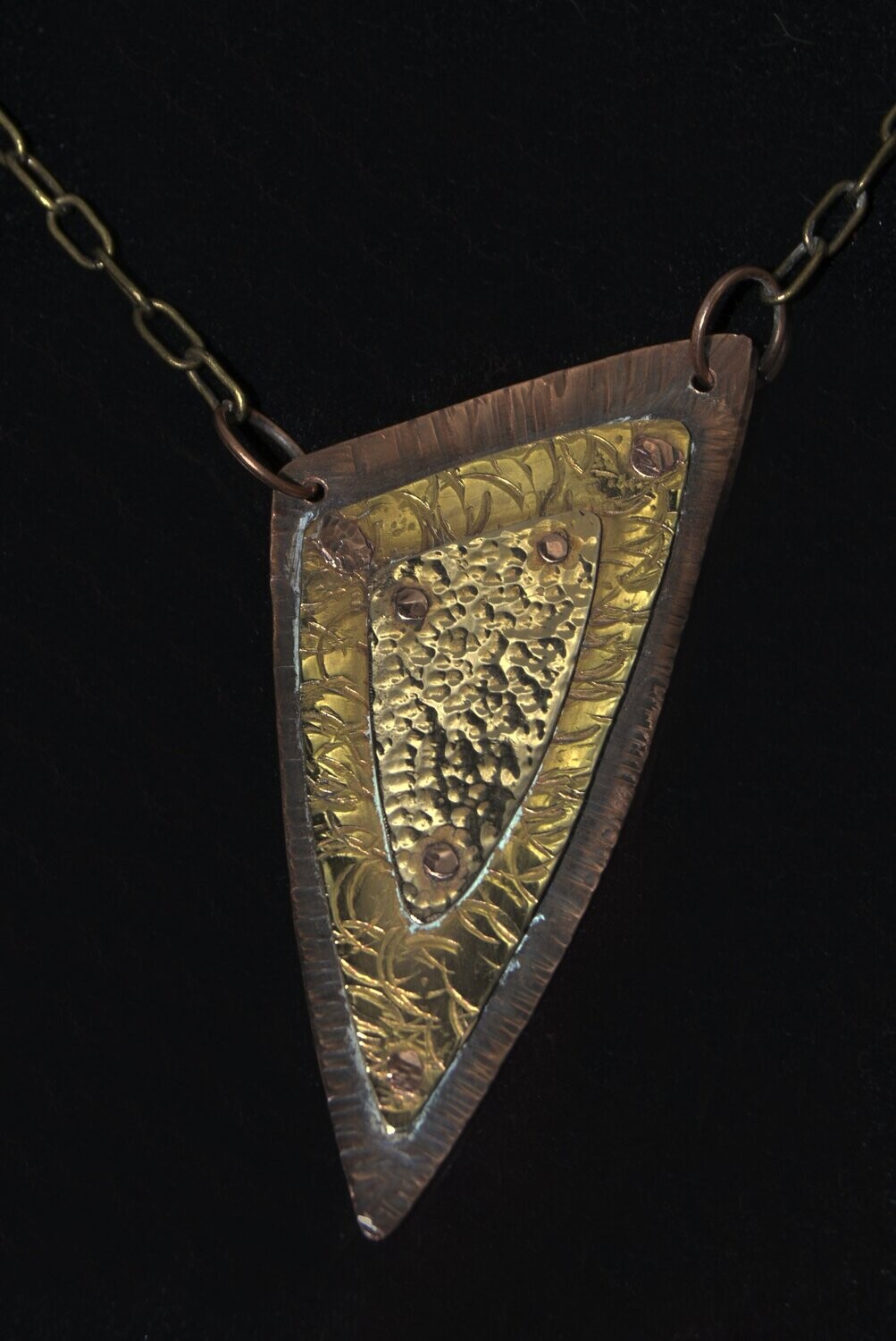 Copper- Brass Pendent