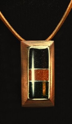 Gold Stone pendant
