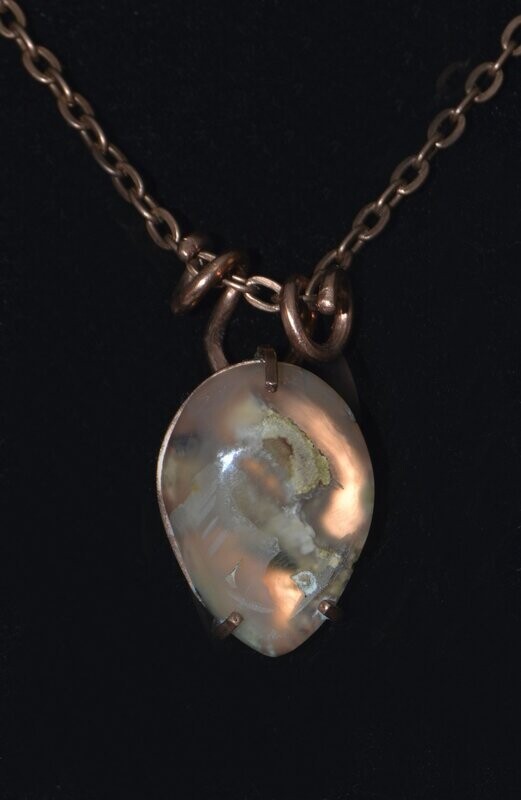small semi clear pendant