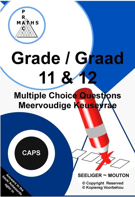 Gr 11 &amp; 12 Multiple Choice / Meervoudige Keusevrae PDF