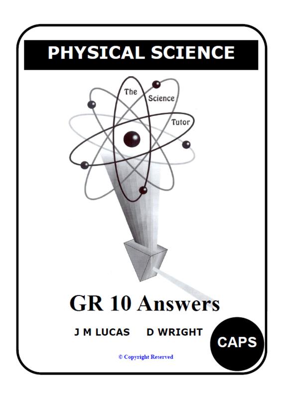 Gr 10 Physical Science MEMO