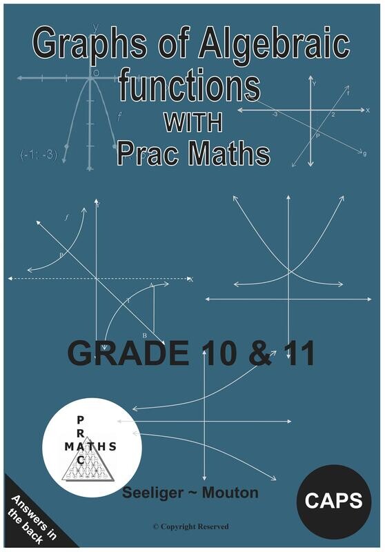 GR 10&amp;11 Graphs of Algebraic functions - PDF
