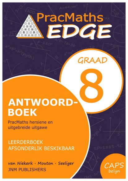 Graad 8 PracMaths EDGE Antwoordboek (AFR)