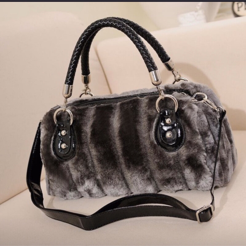 Faux Fur Handbag