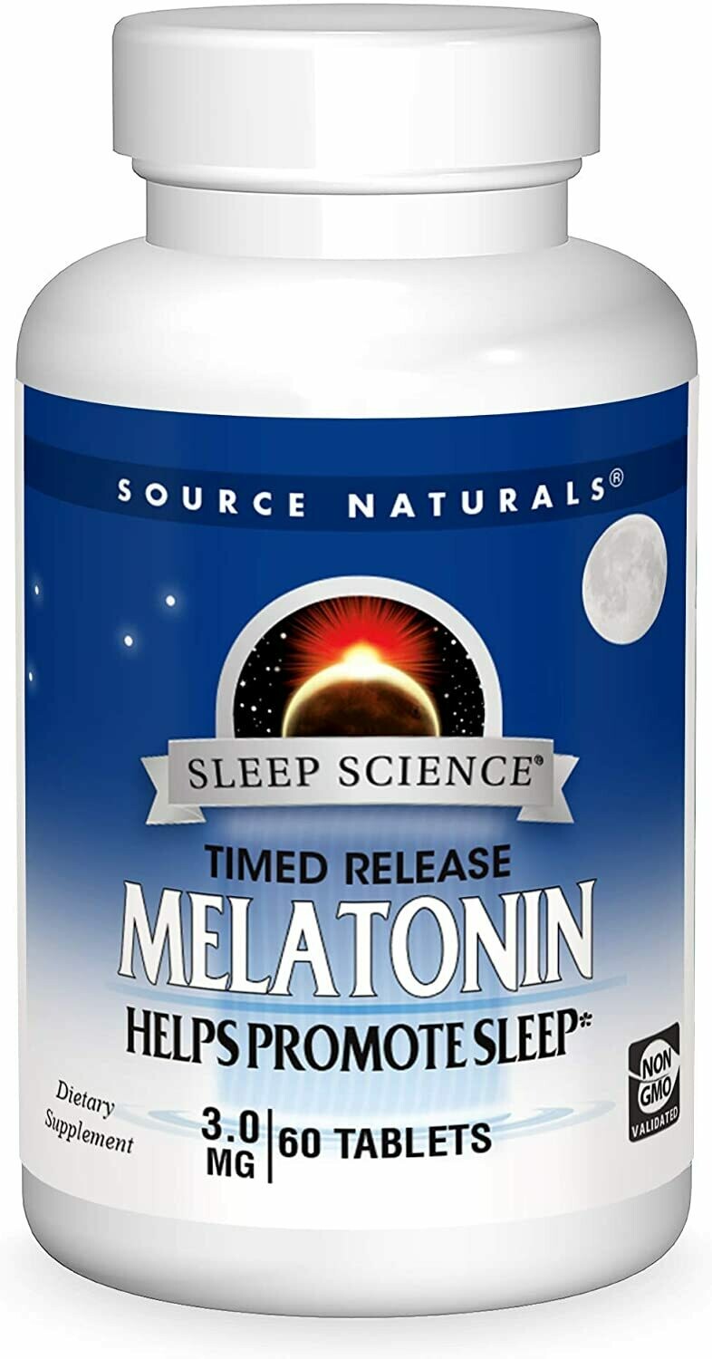 Melatonin Time Released (3 mg) 60 Tablets