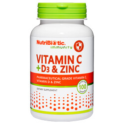 Vitamin C + D3 & Zinc 100 Caps