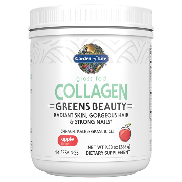 Collagen Greens Beauty Apple Flavor (9.38 Oz. Powder)