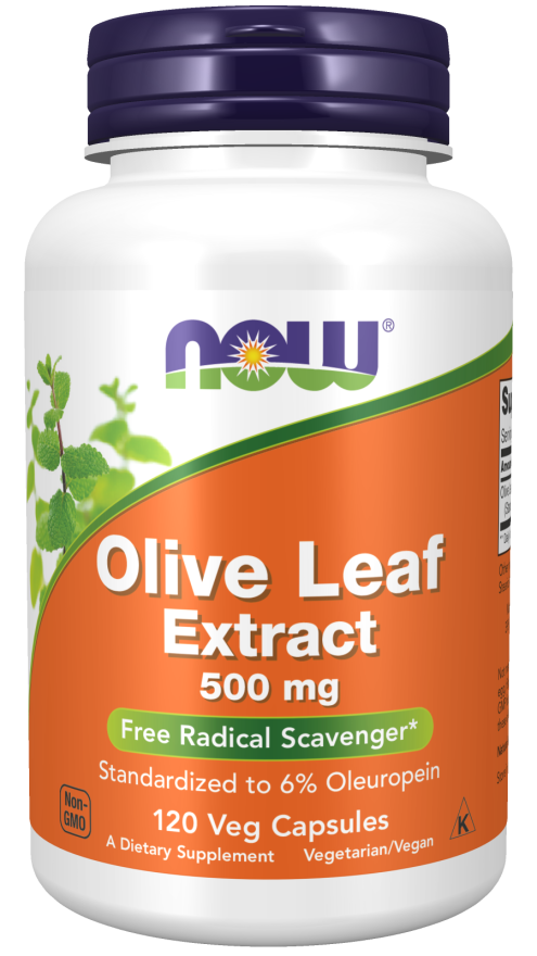 Olive Leaf Extract 6% (500 mg) 120 Capsules