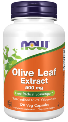 Olive Leaf Extract 6% (500 mg) 120 Capsules