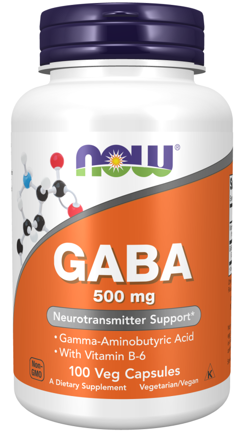 GABA (500 mg w/B-6) 100 Capsules