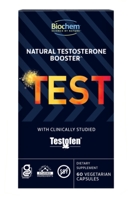 TEST (Testosterone Booster w/Testofen) 60 Capsules