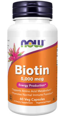 Biotin (5,000 mcg 60 Caps)