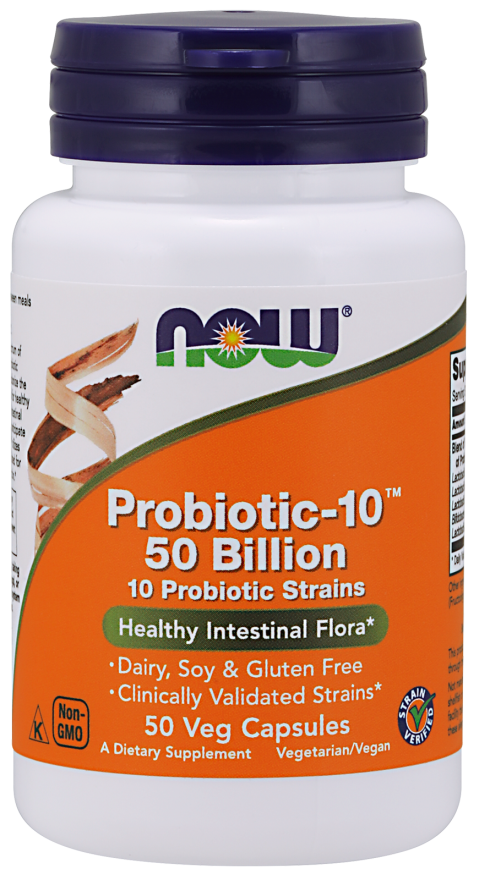 Probiotic-10™ 50 Billion (Healthy Intestinal Flora) 50 Capsules