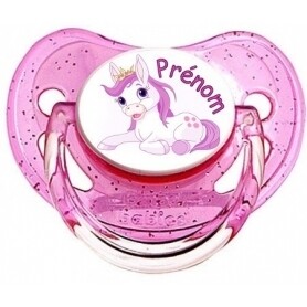 Sucette Personnalisée Bébé Licorne 