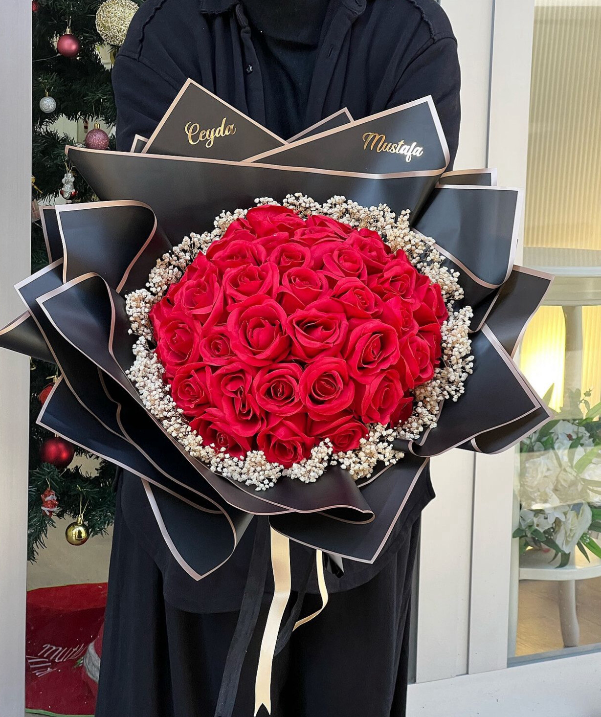 Bouquet de Roses 41 pièces 