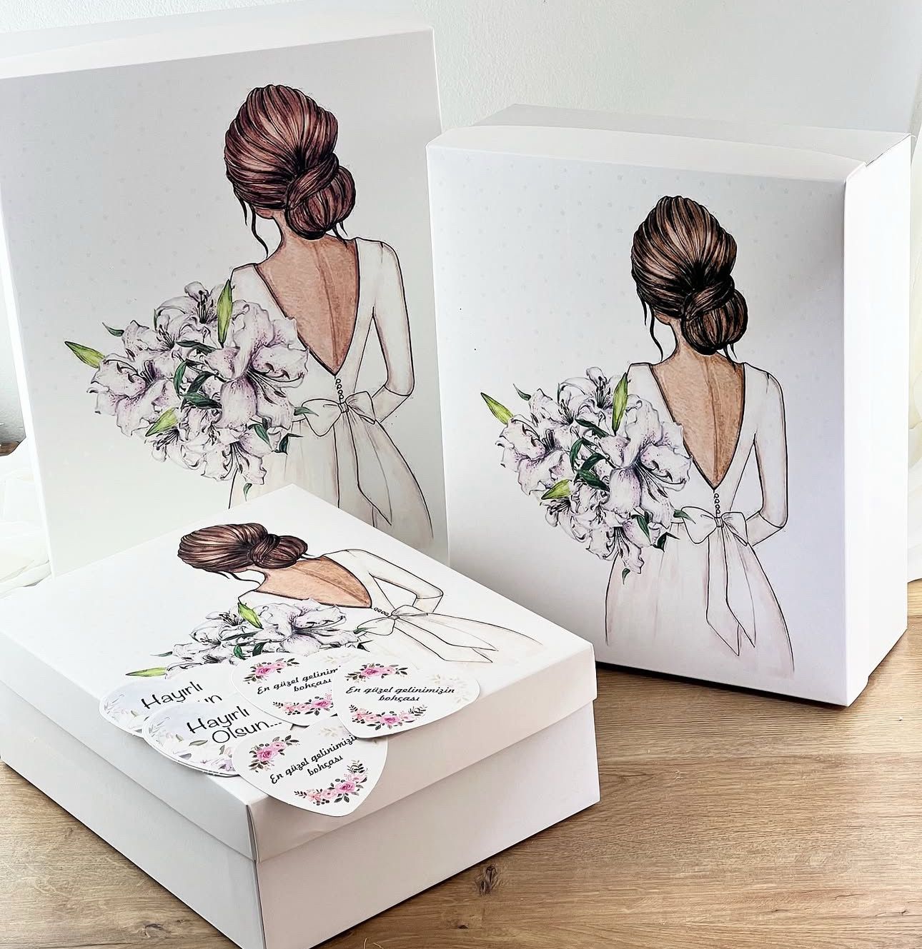 3 boîtes pour trousseau