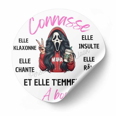 Stickers connasse à bord &quot; Mama &quot;