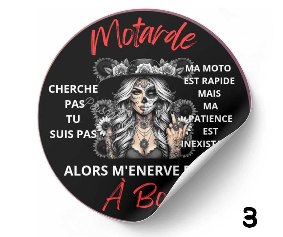 Stickers Moto humour Motard / Motarde