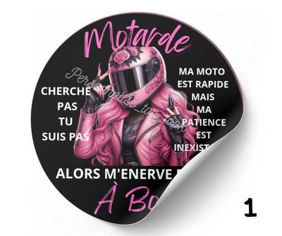 Stickers Moto humour Motard / Motarde