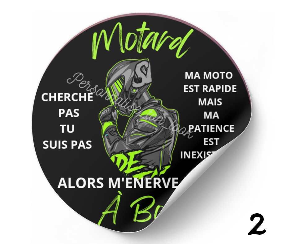 Stickers Moto humour Motard / Motarde