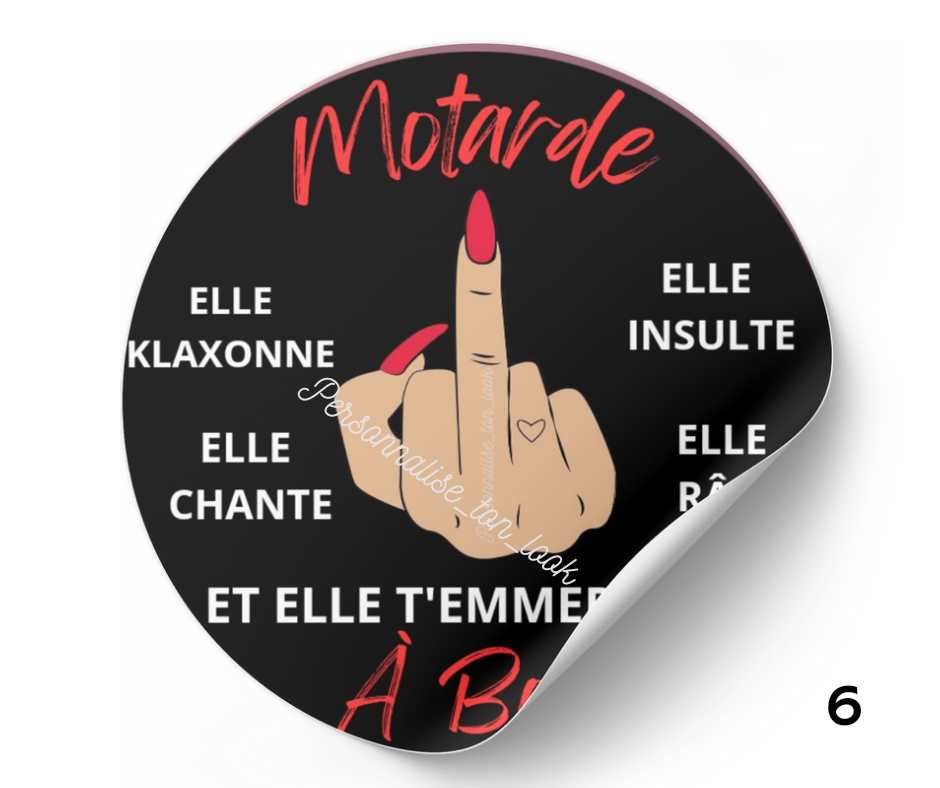 Stickers Moto humour Motard / Motarde