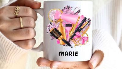 Mug coiffure tasse pour coiffeuse personnalisé 