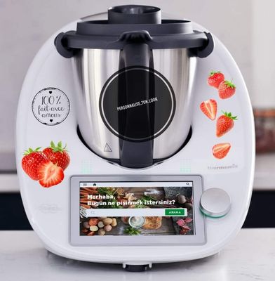 Stickers Thermomix tm6 tm5 tm31 autocollant thermomix fraises