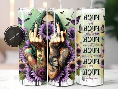 Gourde isotherme Fuck tattoo