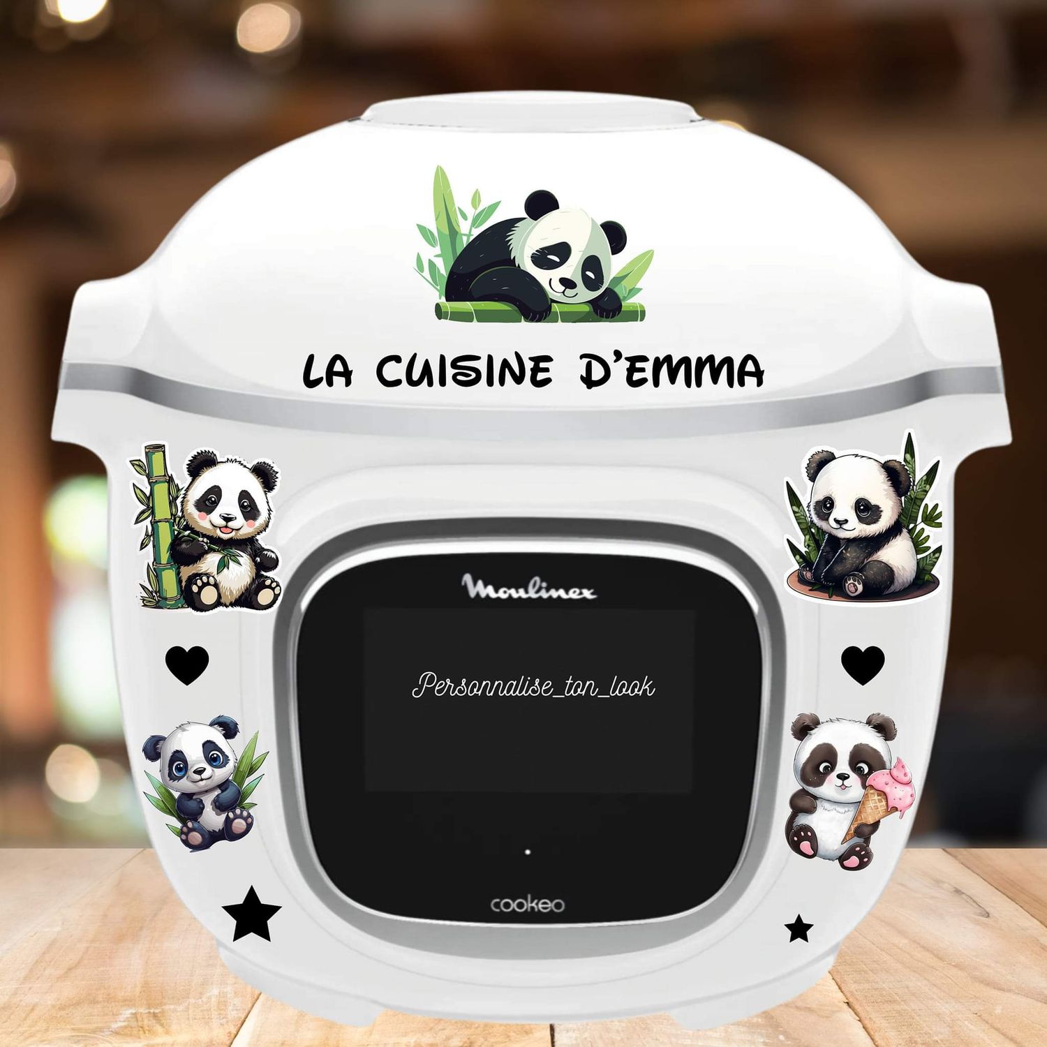 Autocollant pour Cookeo stickers cookeo Panda