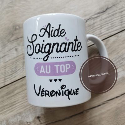 Mug aide soignante au top