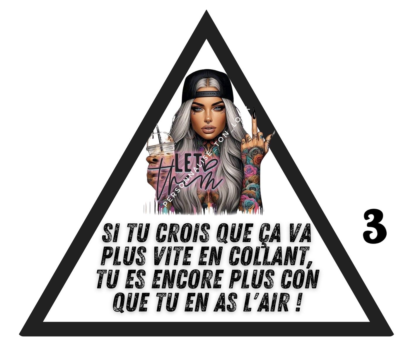 Stickers drôle pour voiture autocollant marrant voiture stickers pare choc