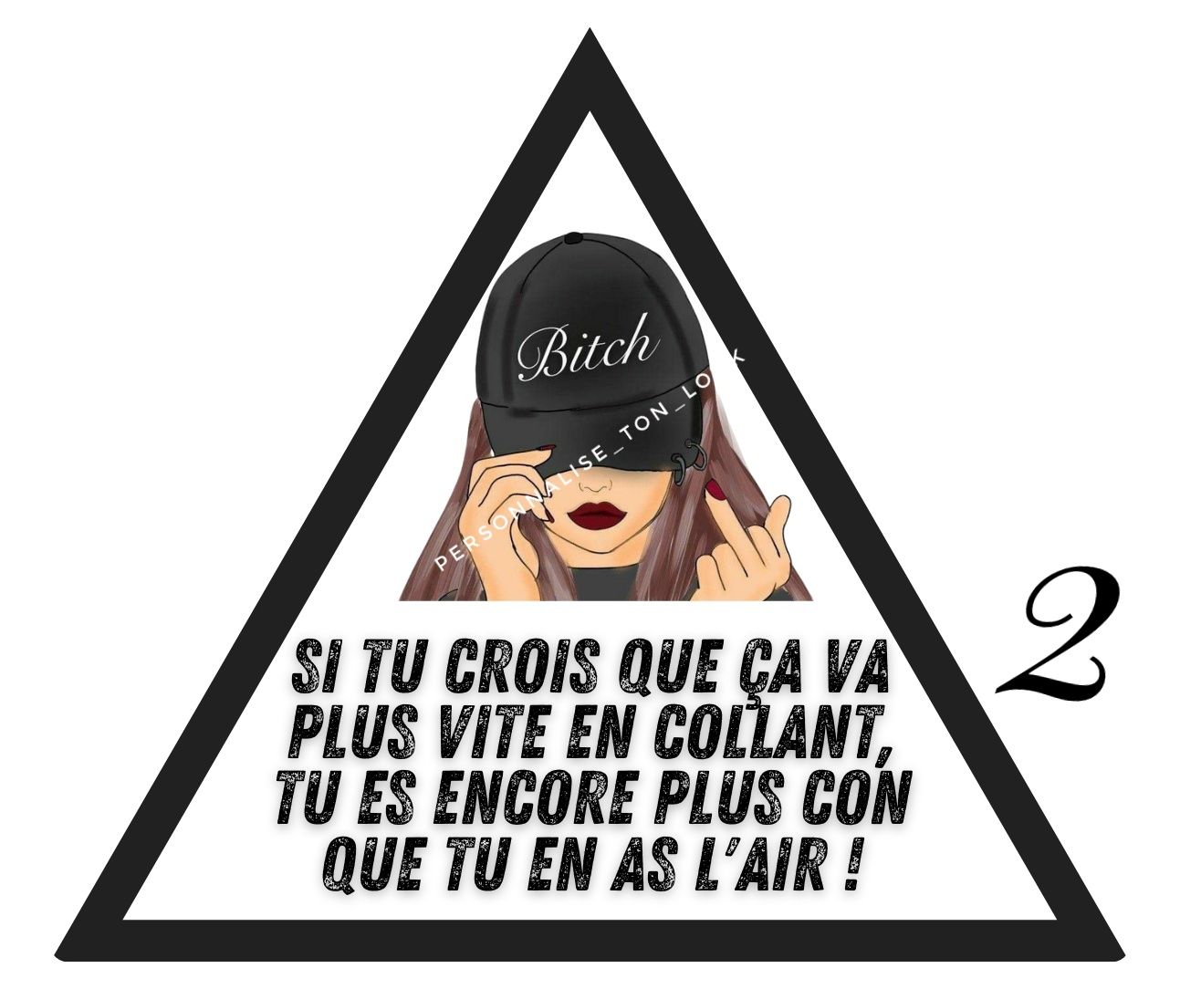 Stickers drôle pour voiture autocollant marrant voiture stickers pare choc