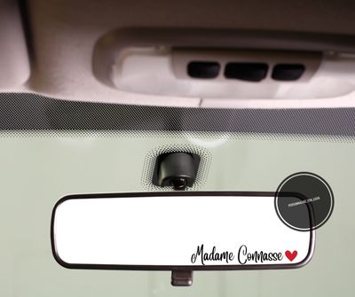 Stickers pour rétroviseur Madame Connasse autocollant voiture