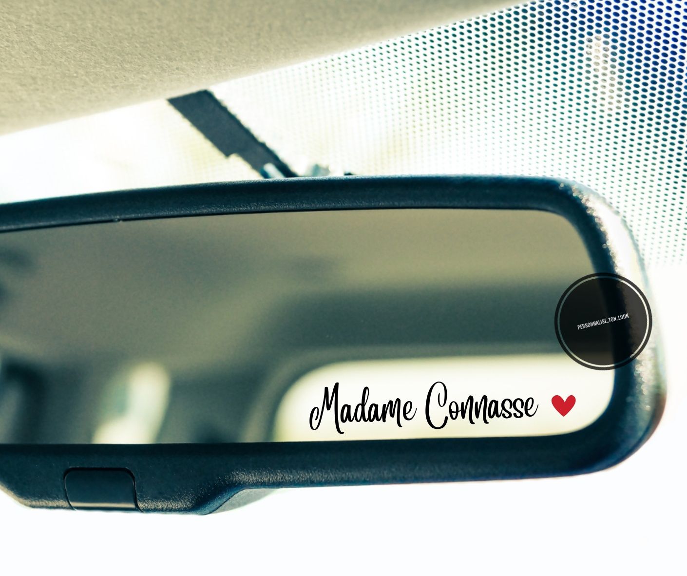 Stickers pour rétroviseur Madame Connasse autocollant voiture