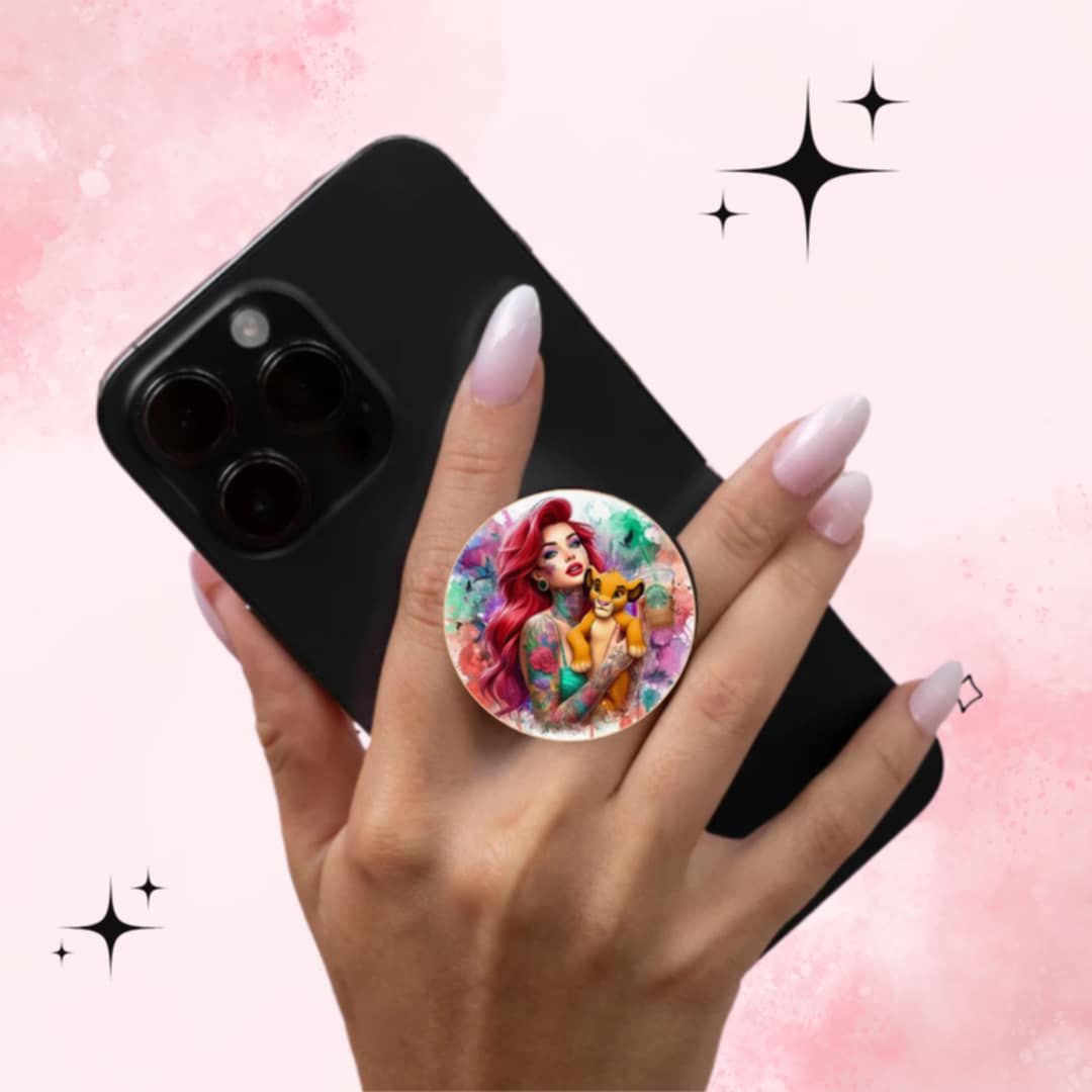 Phone Grip Ariel &amp; Simba