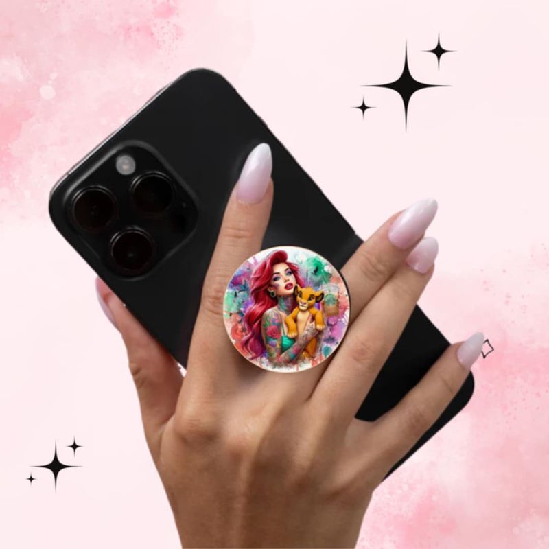 Phone Grip Ariel &amp; Simba