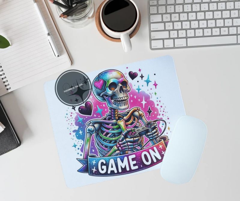 Tapis de souris squelette game on