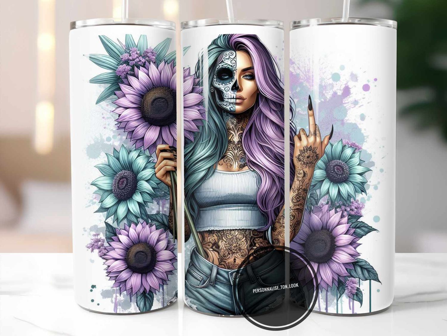 Gourde Thermos Badass Girl
