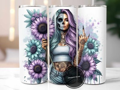 Gourde Thermos Badass Girl