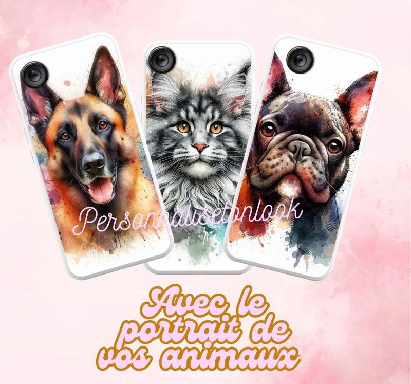 Coque Portrait Animaux
