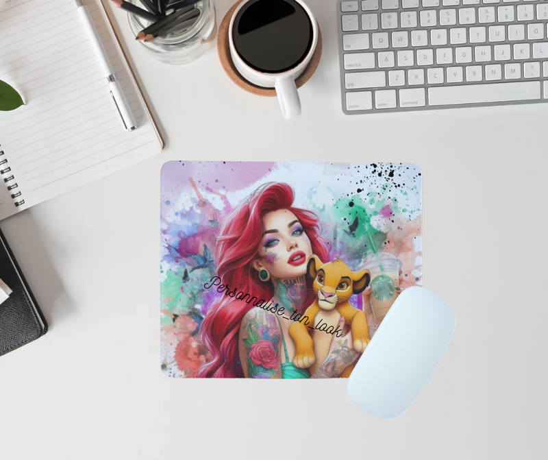 Tapis de souris Ariel tattoo