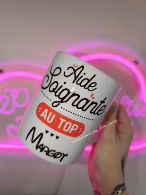 Mug aide soignante au top