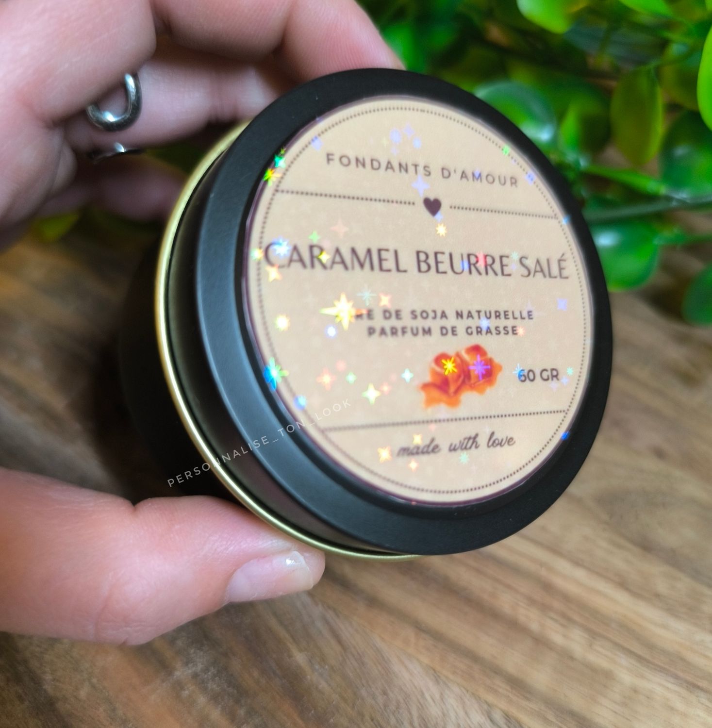 Fondants parfumés dans jolie boite Caramel beurre salé