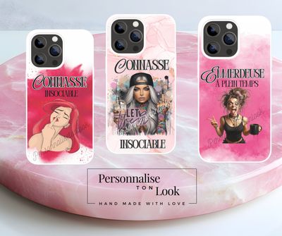 Coque téléphone Emmerdeuse / Connasse