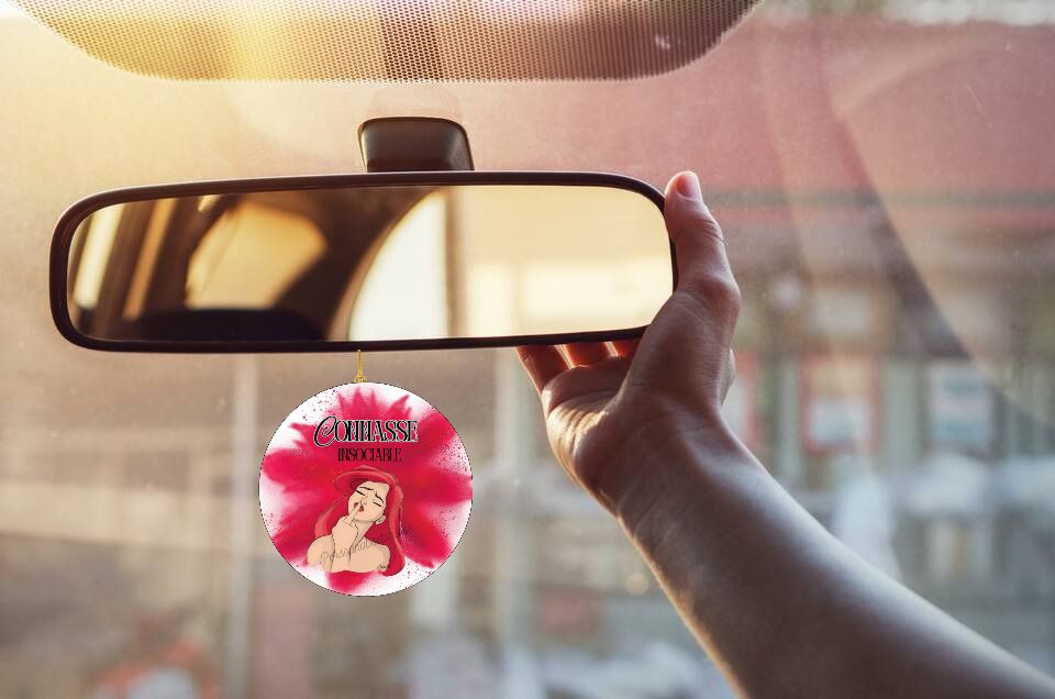 Porte clé Madame connasse déco rétroviseur voiture