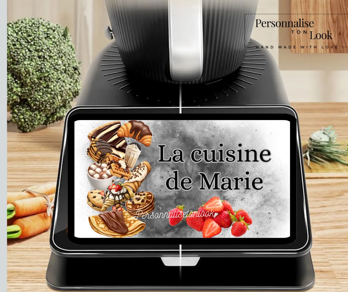 Protège écran Thermomix TM7 personnalisé Glace