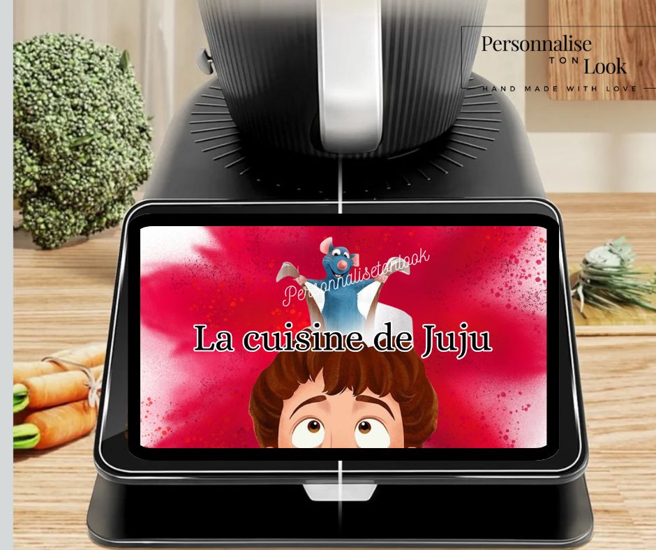 Protège écran Thermomix TM7 personnalisé Stitch fraise 