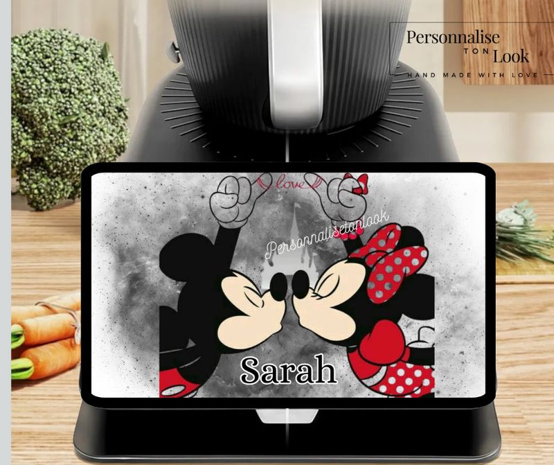 Protège écran Thermomix TM7 personnalisé Mickey Minnie