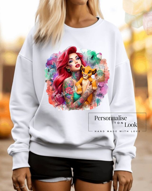 Transfert Ariel et Simba Tattoo