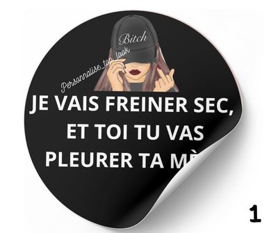 Stickers voiture humour autocollant pour voiture marrant